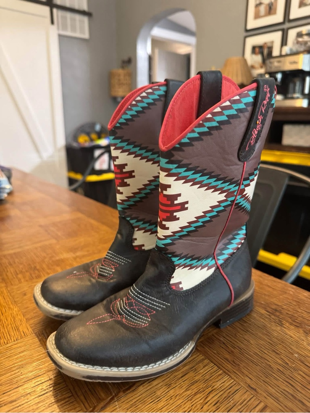 Girls blazin roxx cowboy boots - size 13